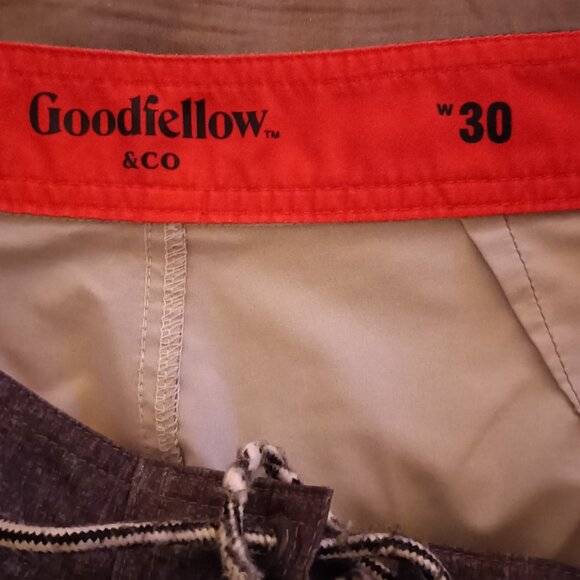 Goodfellow. Drawstring Board shorts.. 30" W, 10" Inseam NWOT - Picture 2 of 5